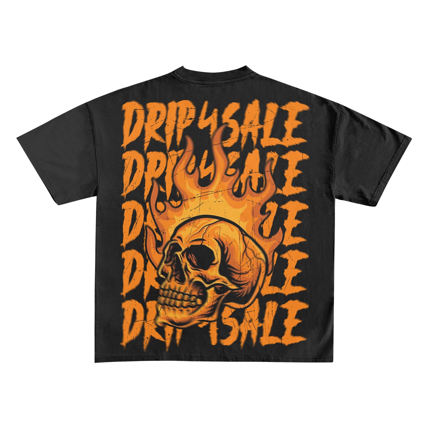 Drip 4 Sale Skull Tee front and back